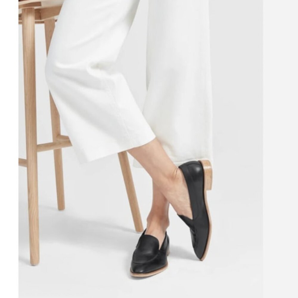 Everlane The Modern Loafer In Black | Italian Leather | Size 10